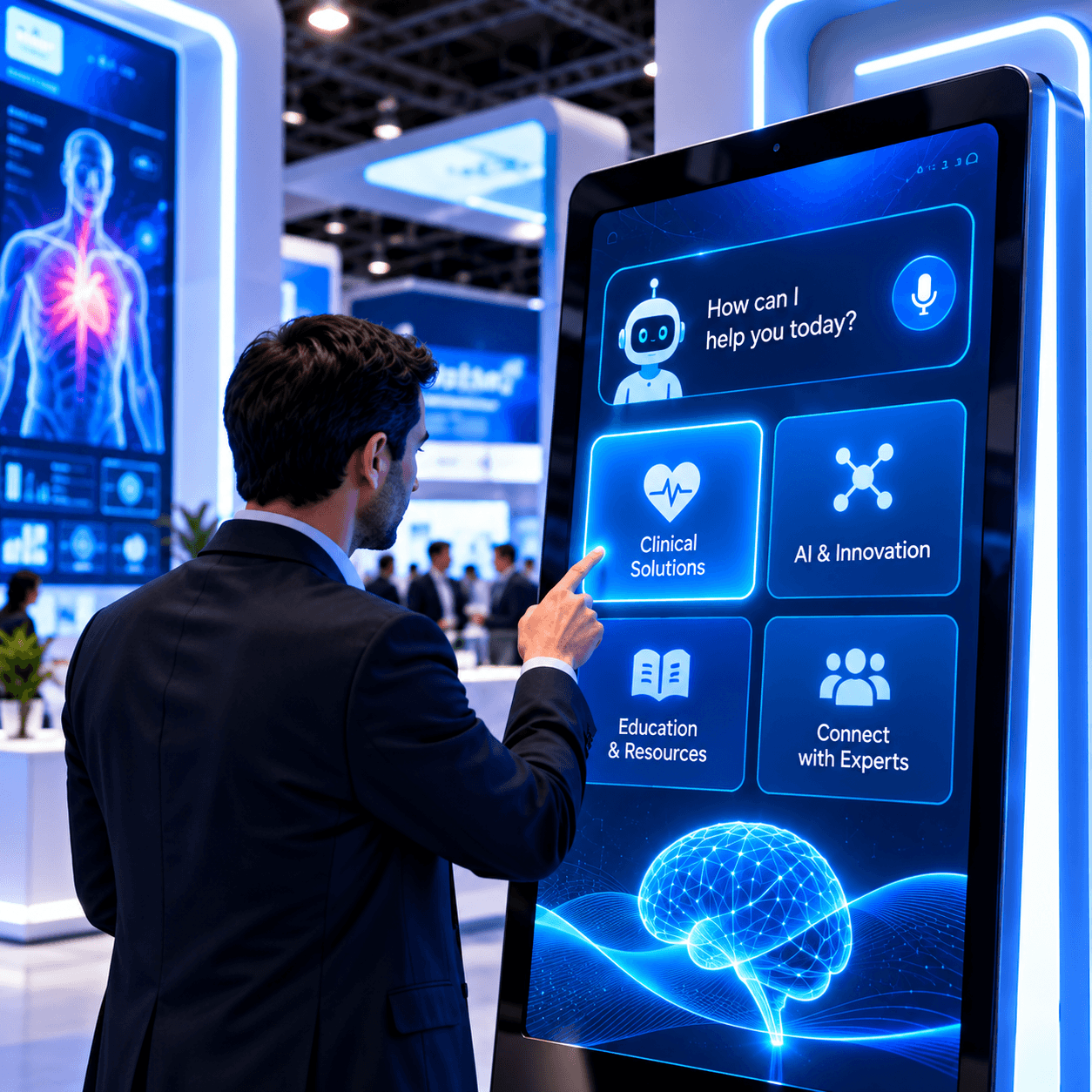 HIMSS AI Kiosk Experience