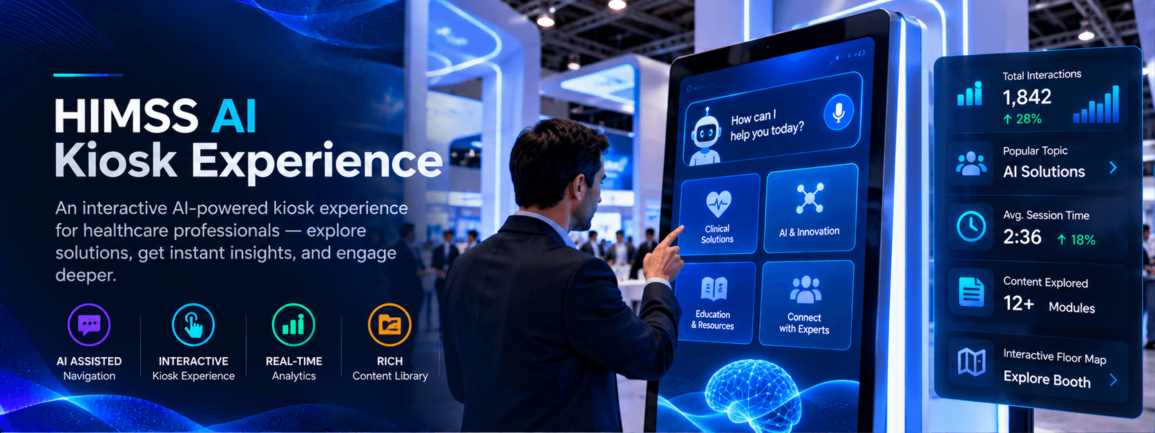 HIMSS AI Kiosk Experience