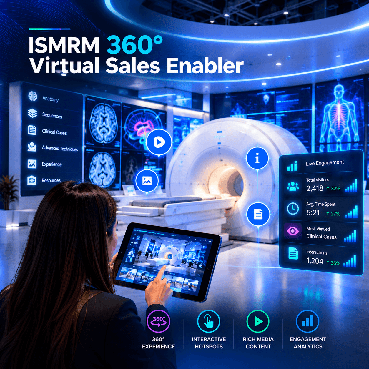 ISMRM 360° Virtual Sales Enabler